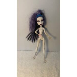 Monster High Spectra Vondergeist G1 Nude Doll PurpleHair Translucent 2008 Mattel